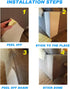 Anti Scratching Tapes, 10pcs Furniture Protectors For Cats, 0.1mm Cat Couch Protector, Clear Double Sided Cat Scratch Deterrent Tape for Furniture...