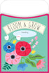 Barker Creek Peel & Stick Library Pockets, Petals & Prickles, 3 Designs, Great for Holding Library, Index, and Flash Cards, Hall Passes, Recipes, ...