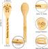 5PCS Turtle Wooden Cooking Spoons Set Turtle Gifts Turtle Kitchen Decor Bamboo Cooking Utensil Spoons Turtle Gifts for Women Kitchen Housewarming ...