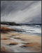 Posterizer 1 pcs-the sea and the beach in winter in oil painting style-4-Landscape & Nature Art-GIft for Men Women Teens-Dining Room Decor- unfram...