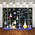 Chemical Science Birthday Party Backdrop 7x5ft Chemical Experiments Science Party Decorations Background for Kids Chemistry Lab Mad Scientist Equi...