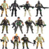 US Army Men and SWAT Team Toy Soldiers Action Figures Playset with Military Weapons Accessories,Military Soldier Playset Military Figures Army Men...