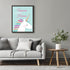 Posterizer 1 pcs-Be a unicorn in a field of horses quote-Comedy Art-Motivational & Inspirational Art-Gift for Girls, Boys, Teens-decor for Girls, ...