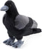 Aoriher 12 Inch Crow Plush Stuffed Animal Soft Black Fluffy Plush Toy Realistic Bird Stuffed Animal for Home Decoration Pet Party Favors Animal Co...