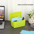 BTSKY 1 Pack 4 x 6 inch Index Card Box - Index Card Holder Notecard Box Recipe Card Box Plastic Storage Organizer for Filling Index Cards, Note Ca...
