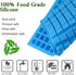 JOERSH Square Candy Molds Silicone Molds for Hard Candy, Gummy, Caramels, Chocolate, Ganache, Ice Cubes, 252 Cavity...