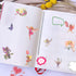 90 Pieces Fairy Stickers for Scrapbook, Transparent Flower Fairy Patch for Scrapbooking Hand Ledger Phone Case Laptop Diary DIY Crafts - (Undertin...