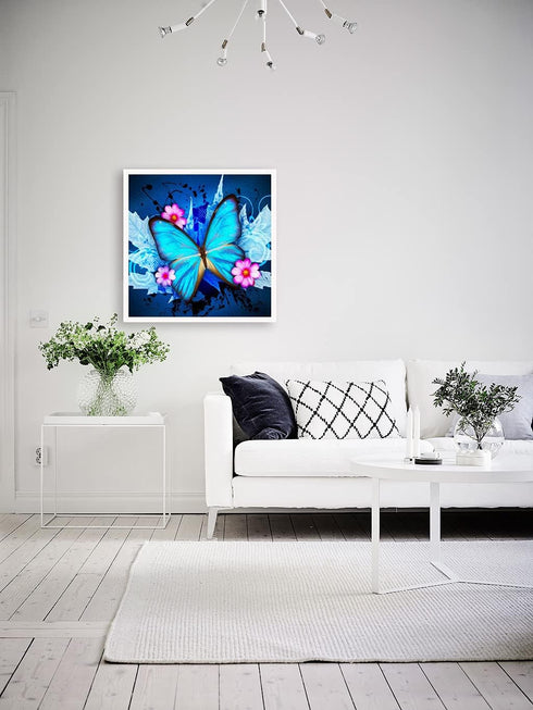 LVIITIS Acrylic Paint by Number Easy for Adults Kids Beginner, Drawing Paintwork with Paintbrushes,Arts Craft Home Wall Decor,Acrylic Pigment-Butt...