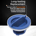 Ultra Durable WPW10077881 Dishwasher Rinse Aid Cap Replacement Part by BlueStars - Exact Fit for Whirlpool & KitchenAid Dishwashers - Replaces W10077881 PS11748135 - PACK OF 2