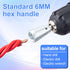 2pcs Wire Twister Tool for Drill, 1.5-6 Square Electric Wire Connector, 6mm Hexagonal Handle Fast Electrical for Power Drill Cable Quick Stripping...