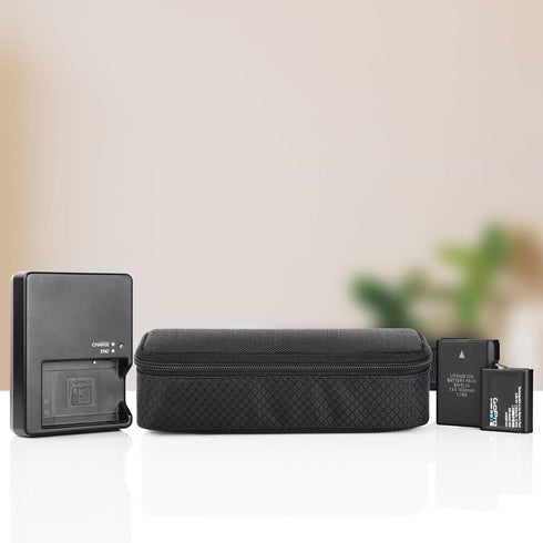 TXEsign DSLR Camera Battery Storage Bag, Battery Holder Case for GoPro Hero 10 9 8 7 6 5 4...