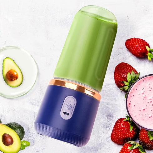 Portable Blender, 20 Oz Mini Personal Size Blender for Shakes and Smoothies with 6 Blades, Rechargable Blender, 4000mAh Electric Blender for Kitch...