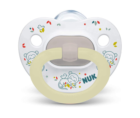NUK Orthodontic Pacifiers, Girl, 0-6 Months, 2-Pack...