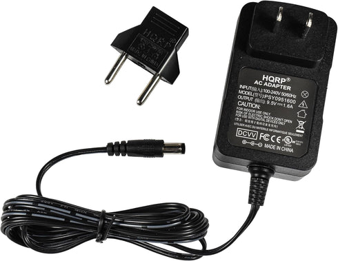 HQRP AC Adapter/Power Supply Compatible with Brother P-Touch AD-60 AD60 PT-1600 PT-1650 PT-1800 PT-1810 PT-1900 PT-1910 PT-2700 PT-2710 Labeling S...