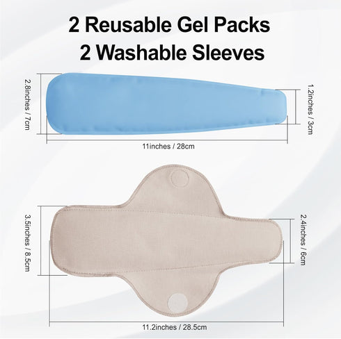 Reusable Perineal Ice Packs, Perineal Cooling Pad, Postpartum Cold Packs, Cold and Hot pack for Women After Birth and Delivery, Pregnancy & Hemorr...