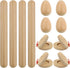 12PCS Wood Hand Percussion Shakers Musical Instruments for Kids Toddler Natural Wooden Percussion Toy Set for Gift, 4PCS Egg Shakers,4PCS Musical ...