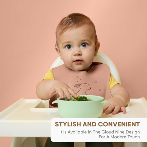 Silicone Bib - Soft Silicone Bibs for Babies,Toddler & Small Kids - Baby Bibs with Food Catcher, BPA Free and Waterproof - Durable Baby Food Bibs ...