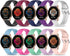 HSWAI 10 Pack Compatible with Samsung Galaxy Active 2 Watch Bands, Galaxy Watch 7/6/5/4/FE Band 40mm 44mm, Galaxy Watch 5 Pro 45mm, 20mm Soft Sili...