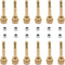 HAKATOP 12PK 192090 Shear Bolt & Nut Set for Husqvarna 532192090 532179828 532187494 532188243 588077501 601001986 AYP 192090 ST2109 ST230 ST261 S...