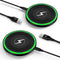 Fast Samsung Wireless Charging Pad for Samsung Galaxy Z Fold6 Z Flip6 S24 Ultra S23 S22, 15W 2-Pack Android Fast Wireless Phone Charger Station fo...