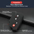 2pcs Compatible with Lexus GX460 GS350 GS450h ES350 IS250 IS350 CT200h LS460 LS600h LX570 RX350 RX450h Smart 4 Buttons Key Fob Cover Case Key Chai...