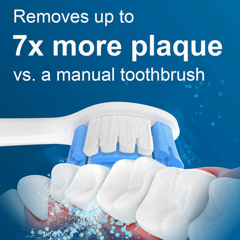 Generic for Philips Sonicare Toothbrush Soft Electric Toothbrush Replacement Heads, 4 Packs, White...