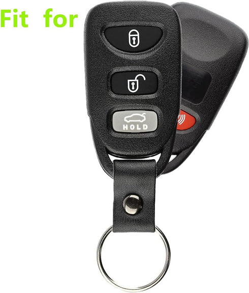 Smart Key Fob Cover Case Protector Keyless Remote Holder for 2006-2019 Hyundai Elantra Genesis Sonata Kia Sorento Forte Optima...