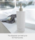 Yamazaki 2932 Tower Body Soap Dispenser Contemporary Bottle Pump for Shower, Round, White...