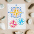 FINGERINSPIRE Compass Painting Stencil 11.7x8.3 inch Hollow Out 3 Style Vintage Compass Craft Stencil Reusable Nautical Drawing Template for DIY S...