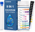 Aquarium Water Test Kit for Freshwater: 125ct 9 in 1 Aquarium Test Strips for Fish Tank Monitor pH Chlorine Hardness Nitrate, Nitrite,ect...
