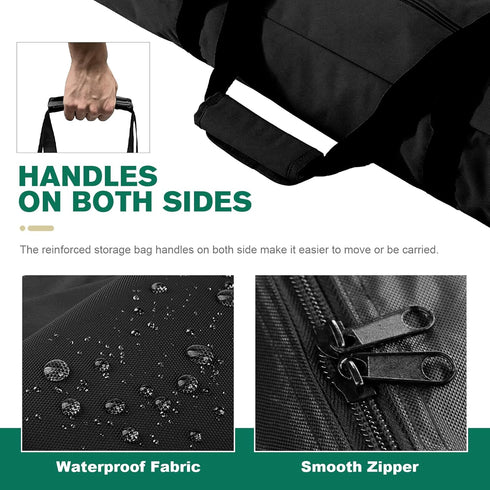 Umbrella Storage Bag 67 Inch Umbrella Carry Bag Beach Umbrella Storage Bag Oversized Patio Hammock and Steel Stand Storage Bag,Black...