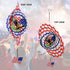 Hanging Wind Spinners Outdoor, American Flag Eagles Patriotic Wind Spinner 12in Large Metal 3D Art Kinetic Craft Spinner for Garden Sculptures Dec...