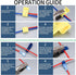 80 Pcs Quick Splice Wire Connectors, Solderless Quick Splice Snap Electrical Wire Connectors, Insulated Electrical Wire Crimp Connectors Terminal ...