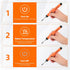 Mini Cordless Soldering Iron Kit, USB Rechargeable Portable Cordless Soldering Iron, 3 Temperature Adjustment Soldering Iron Tool Kit for Home App...