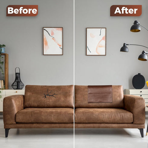 Recliner Headrest Protector Faux Leather Headrest Cover for Recliner Chair Couch Headrest Cover for Furniture Sofa Protector Chair Arm Covers for ...