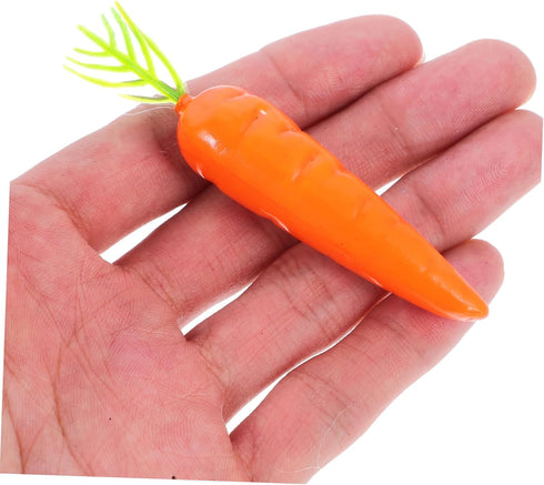 Mini Carrots for Crafts 25pcs, Landscape Mini Carrots Simulation Carrots Fake Carrot Artificial Vegetable Carrots Fake Carrots Easter Decorations ...