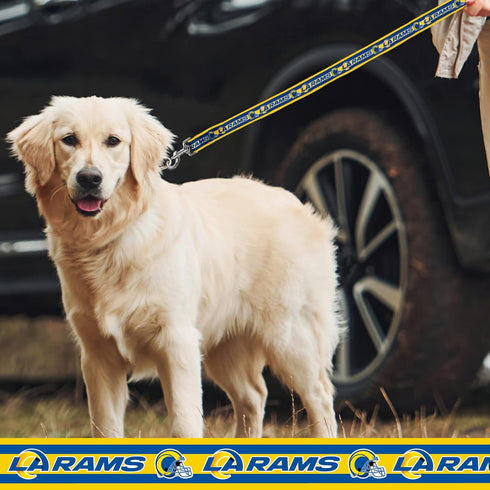 NFL PET Collar Los Angeles Rams Dog Collar, Large Football Team Collar for Dogs & Cats. A Shiny & Colorful Cat Collar & Dog Collar Licensed by The...