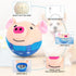 Active Moving Pet Plush Toy for Dogs, Interactive Pet Toys for Boredom Intelligence, Pig Dog Easter Toy to Keep Them Busy with Recording and Music...