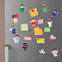 Magnet Happy Helpers People Toy Set for Fridge, Board and Refrigerator Magnets - Soft Fabric - 12 Pieces - Variety of Neighborhood People Characte...