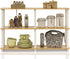Furinno 99130BE/WH 3-Tier Double Size Storage Display Rack, Beech/White...