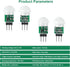 6PCS AM312 Mini Human Sensor Module, HC-SR312 Pyroelectric Infrared PIR Motion Automatic Detector DC 2.7 to 12V with 10pin Wire for Arduino...