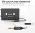 Elook Car Cassette Aux Adapter Kit, with A Smartphone to 3.5 mm Headphone Jack Adapter for Phone, MP3 ect. Black...
