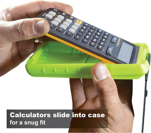 Calculated Industries 5032-5 Armadillo Gear Hard Protective Calculator Case in Lime Green...