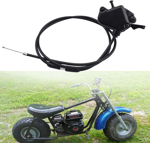 7/8'' 22mm Metal Thumb Throttle Cable Accelerator Handle Assembly For Chinese 50cc 70cc 90cc 110cc 125cc 250cc ATV Quad Go Kart Pit Bike...