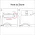 Anti-Glare Car Visor Sunshade Extender for Drivers and Front Seat Passengers (Silver) - 2 Pieces...