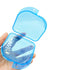 Orthodontic Retainer Case with Vent Holes - Transparent Blue...
