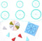 TAINSKY Color Recipe Wheel Polymer Clay Cutter Tool, Clay Cutters for Polymer Clay Jewelry, Polymer Clay Recipe Cutter Guide, Clay Earring Cutters...