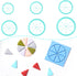 TAINSKY Color Recipe Wheel Polymer Clay Cutter Tool, Clay Cutters for Polymer Clay Jewelry, Polymer Clay Recipe Cutter Guide, Clay Earring Cutters...