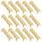 eMagTech 200Pcs Brass Crimp Electrical Connector Wire U-Shaped Terminal, U-Shaped Brass Crimp Terminal Connectors Suitable for Lines 0.5-1.5mm²...