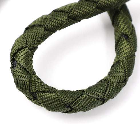 uxcell Dog Pet Leash Rope Nylon 5 Feet Padded Handle Rope Leashes Dog Walking Training Leash for Medium Large Dogs M Size Army Green...